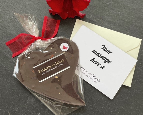 CHILLI Dark Chocolate Heart - Artisan Chocolate Gift | Teachers Gifts | Vegan/Gluten Free | Graduation gift | Thank you gift.
