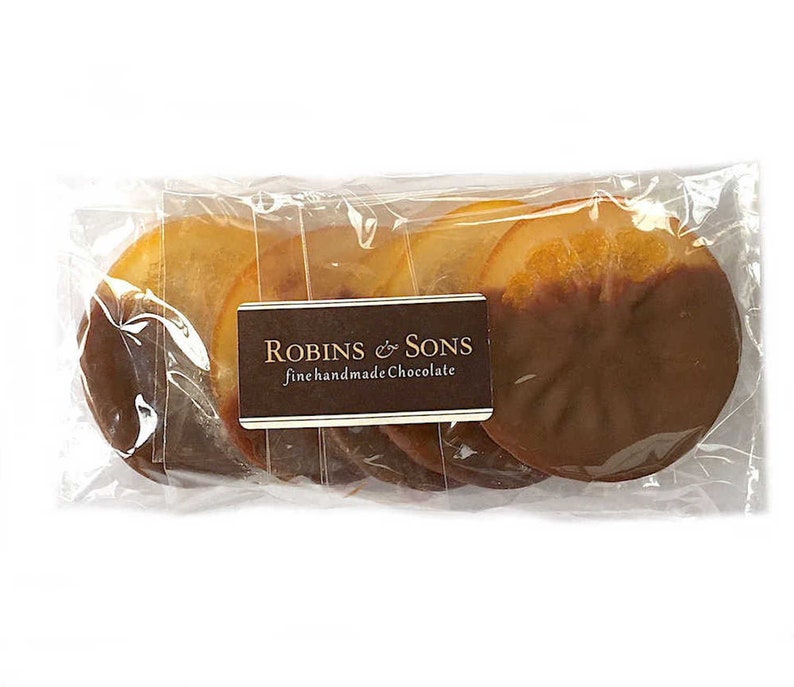 Belgian Chocolate Orange Slices Milk or Dark Chocolate Etsy