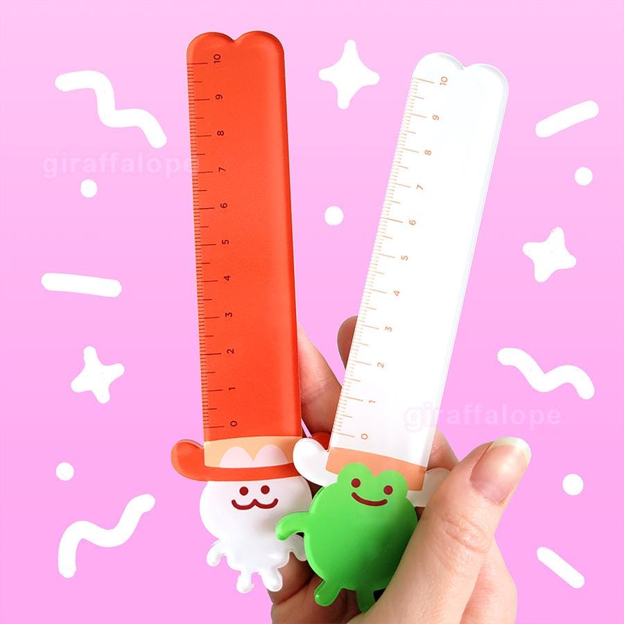 Tall Cowboy Frog / Cat Ruler! | Silly Gift for Student - Etsy