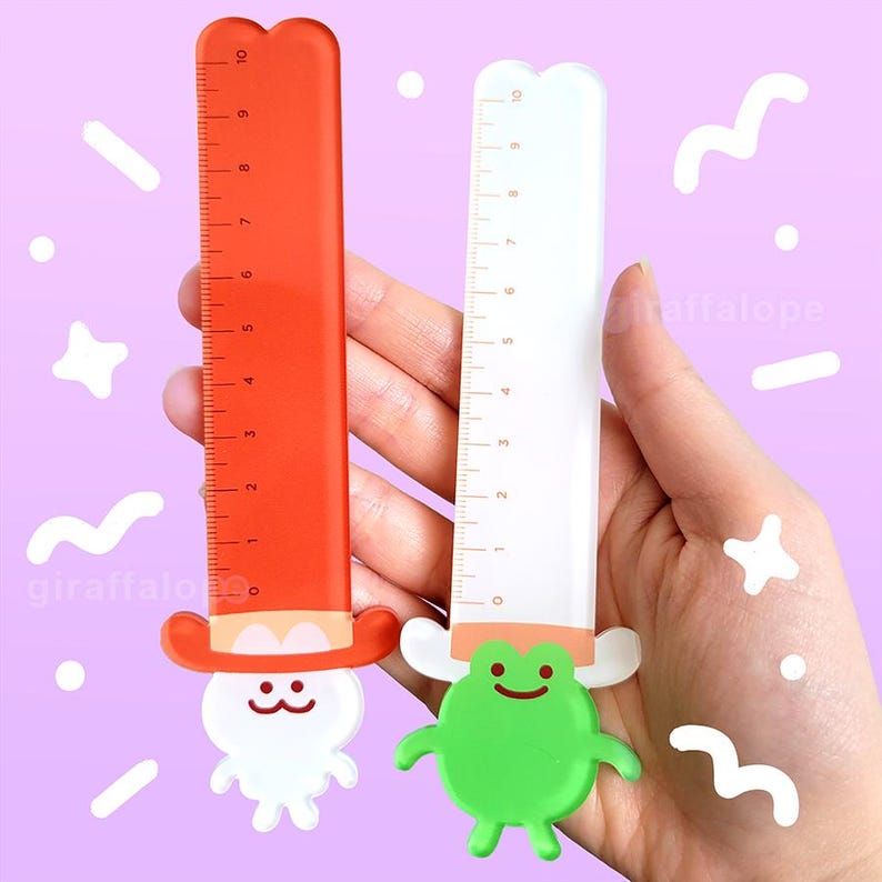 Tall Cowboy Frog / Cat Ruler! | Silly Gift for Student - Etsy