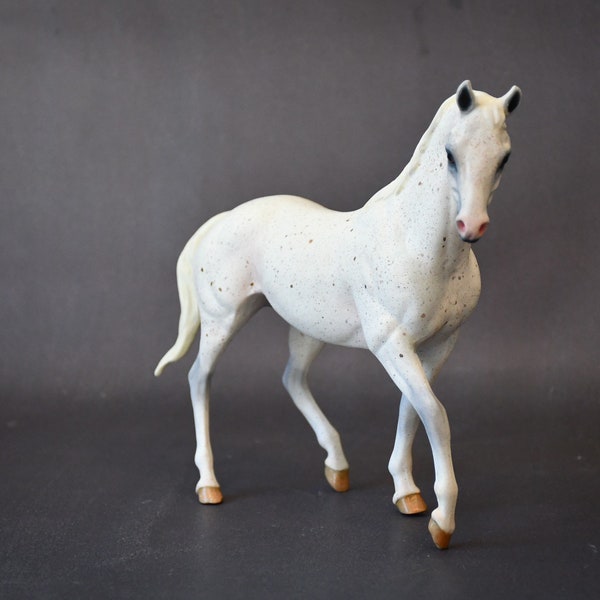 Custom Painted Breyer Horse Flea Bitten Kelso - Vintage Classic 1:12