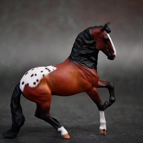 Custom Painted Breyer Horse Stablemate Alborozo  -  M1 (1:32 Scale)
