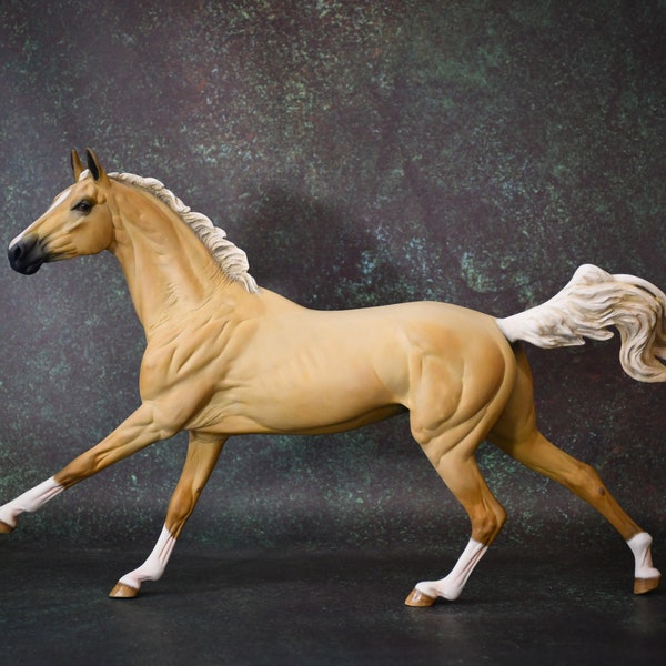 Custom Painted Breyer Horse Adamek Akhal-Teke - Traditional Scale