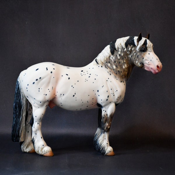 Custom Painted Breyer Horse Georg Draft - Traditional Scale