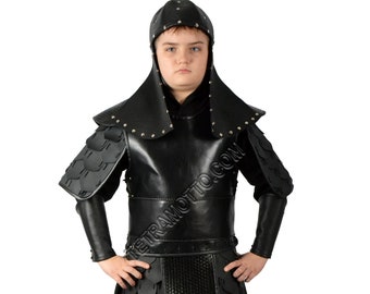 Black mongol costume for kids MM1258