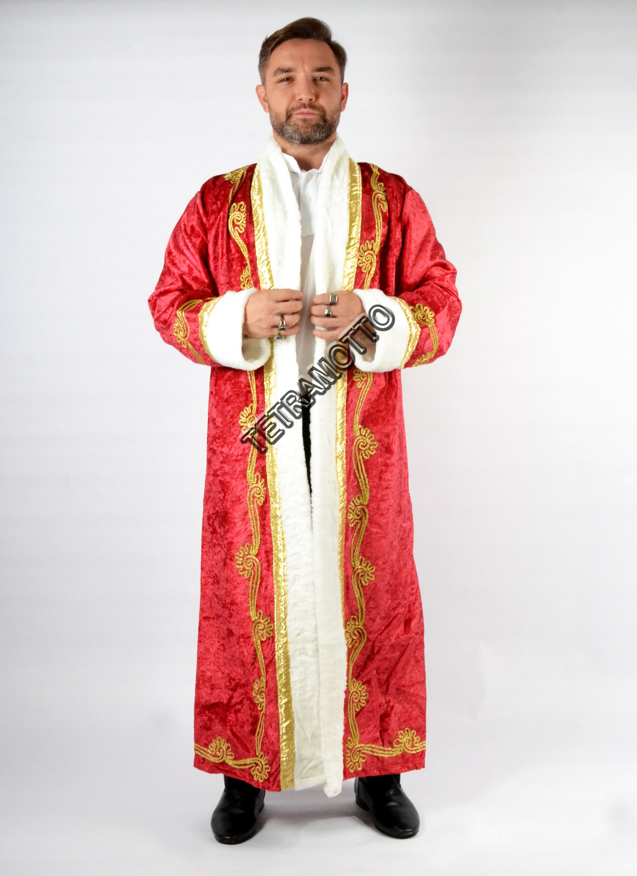 RED OTTOMAN KAFTAN Ottoman Kaftan Prince Costume Turkish Etsy