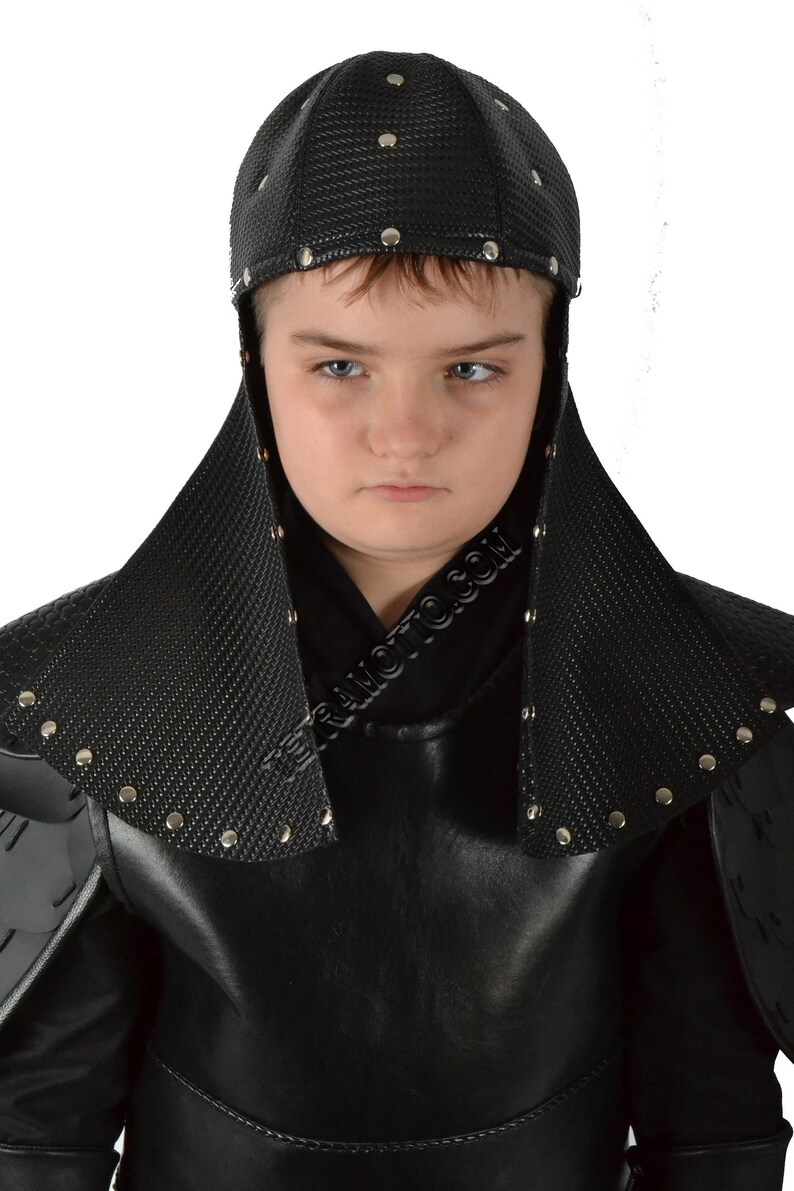 Black mongol hat for kids MM1259
