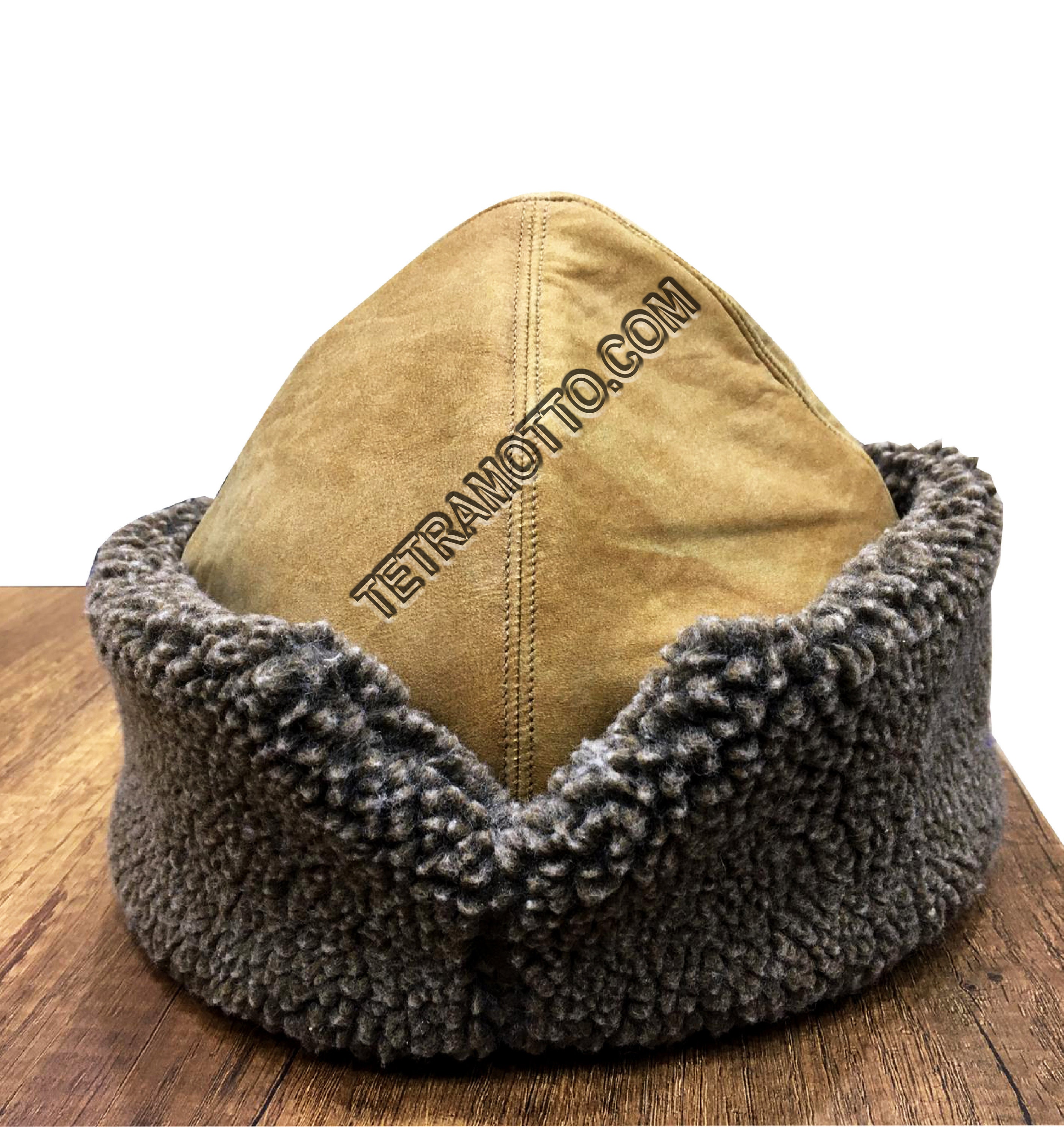 Brown Original Suede Ertugrul Hat Kayi 