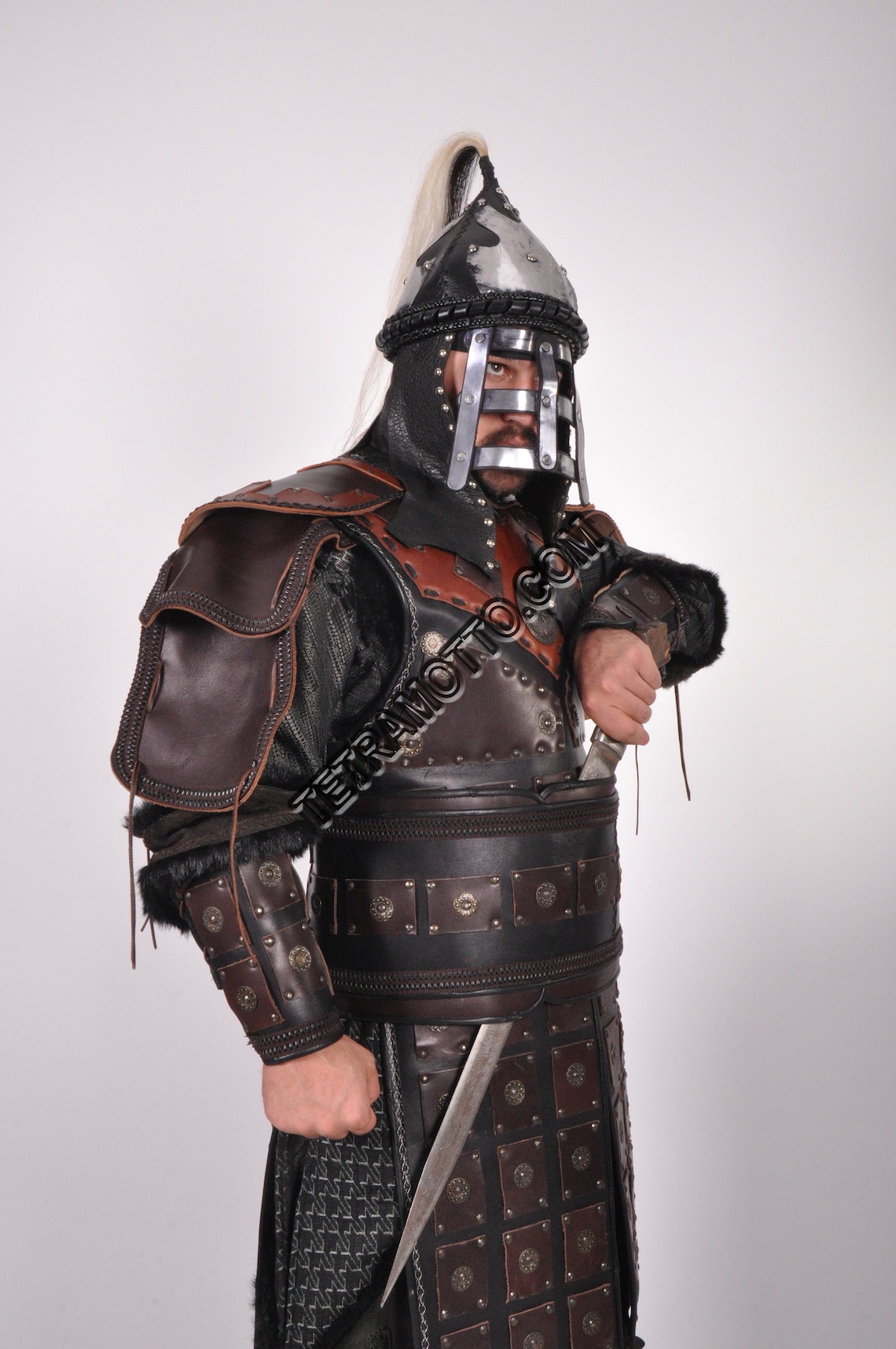 First Class Original Genghis Khan costumes original leather Etsy