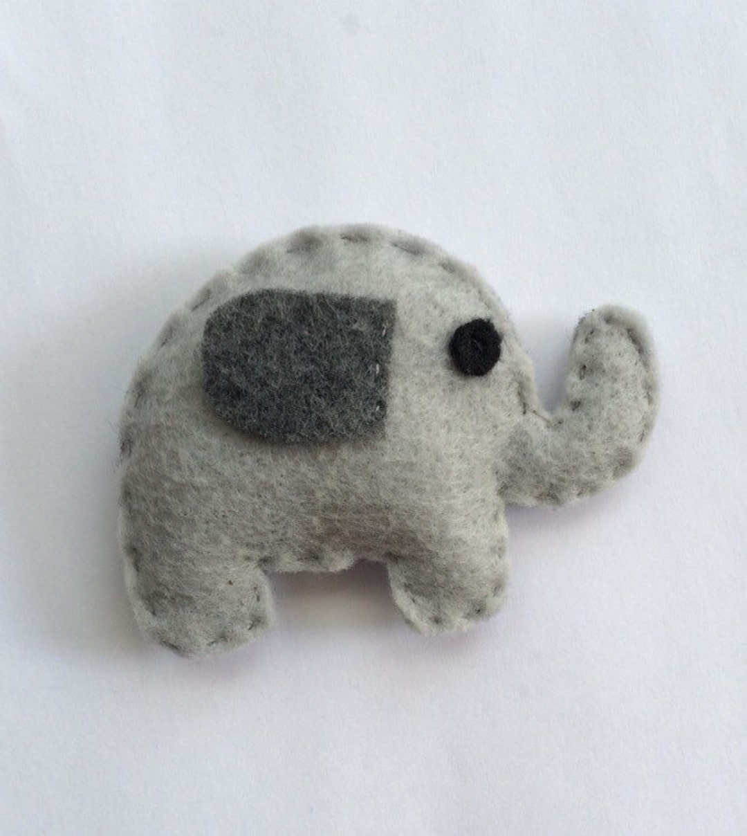 Felt Elephant Catnip Cat Toy Handmade Grey Animal Etsy