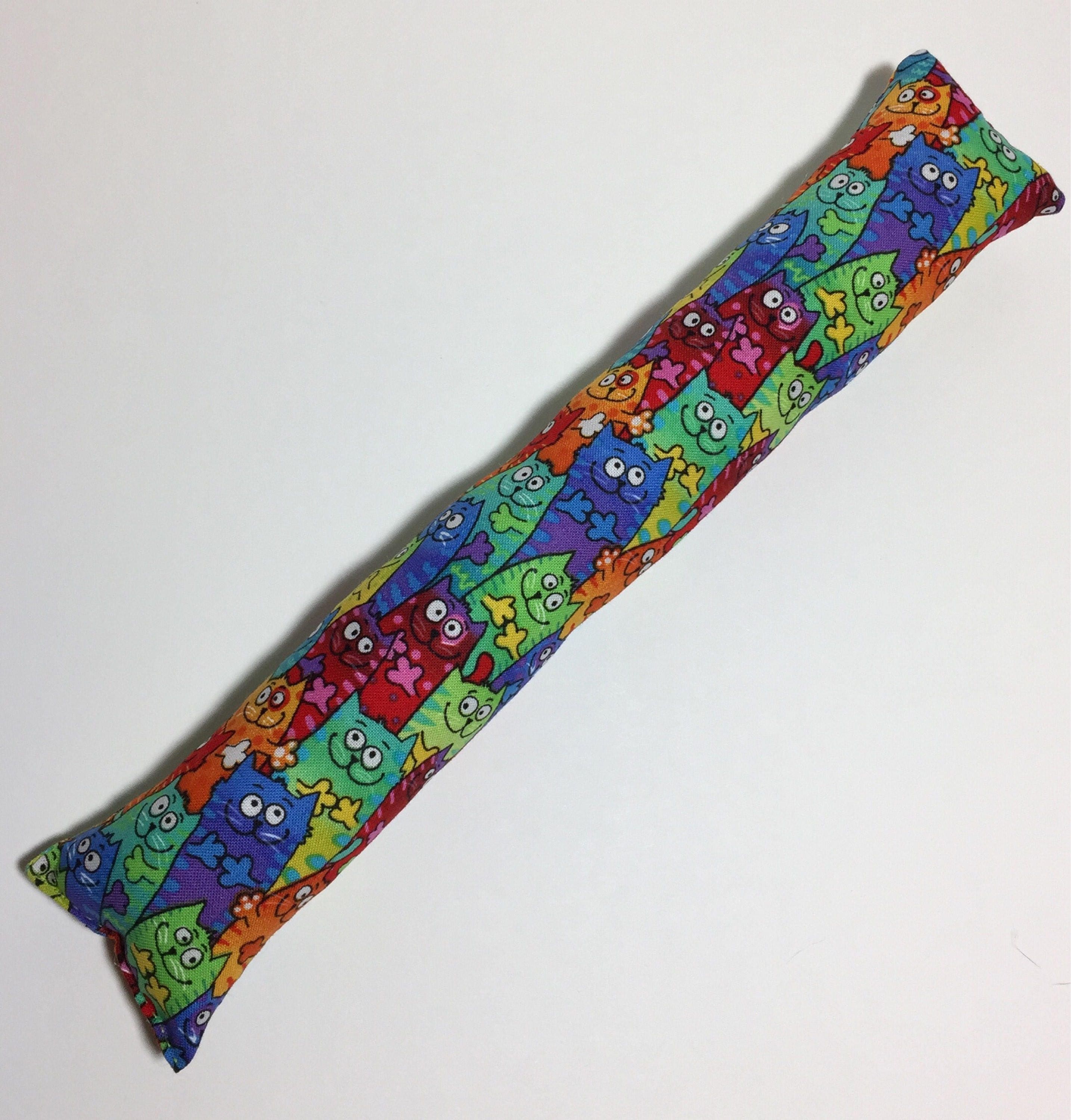 Rainbow Cats Fabric Kick Stick Catnip Cat Toy Kicker Gift Etsy