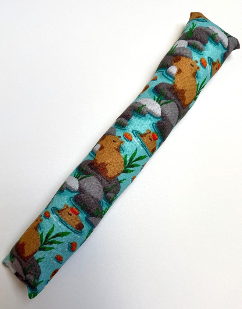 Capybara Fabric Kick Stick Catnip Cat Toy, Kicker Gift Rocks Apples ...