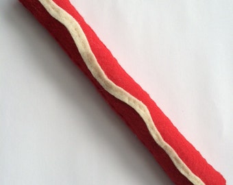 Felt Bacon Kick Stick Catnip Cat Toy Handmade