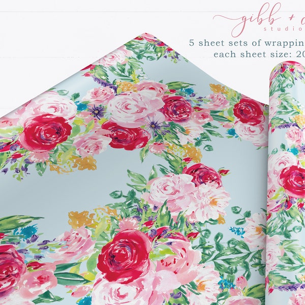 Chic Wrapping Paper Etsy