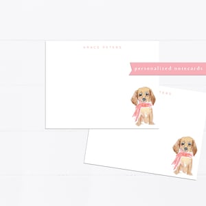 Papeterie personnalisée, teckel, cadeau hot-dog, carte de correspondance personnalisée, chiot, cadeau pour, amoureux des chiens, carte plate, cadeau chien, aquarelle