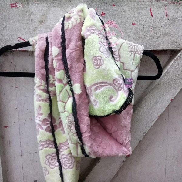 Kawaii Mint Choc Chip Mignon Doux Long Foulard