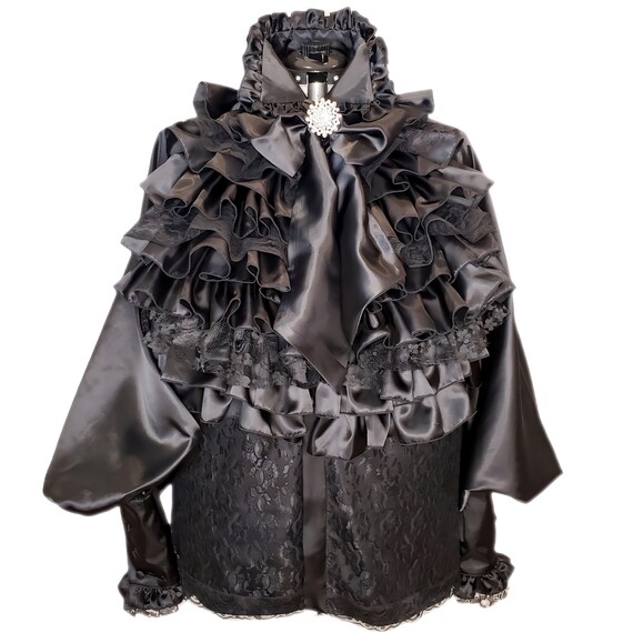 Polsini E Colletto In Pizzo Vittoriano - Accessorio Elegante Per Costumi E Eventi A Tema - Foto 14