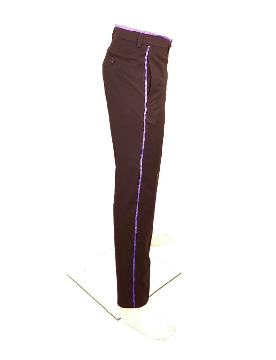 Pantaloni Dettagli Raso Uomo | Etsy Italia