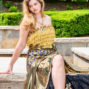 Gold Fringled Dress image 1