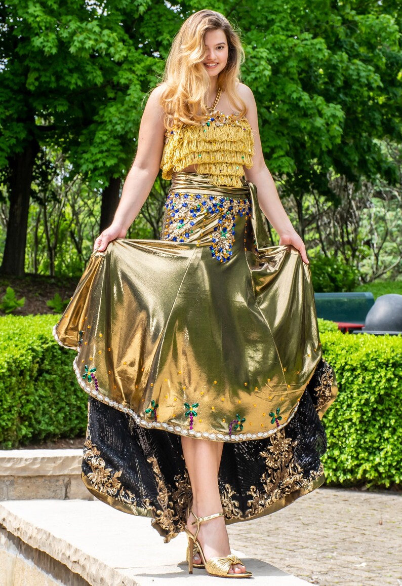 Gold Fringled Dress image 9