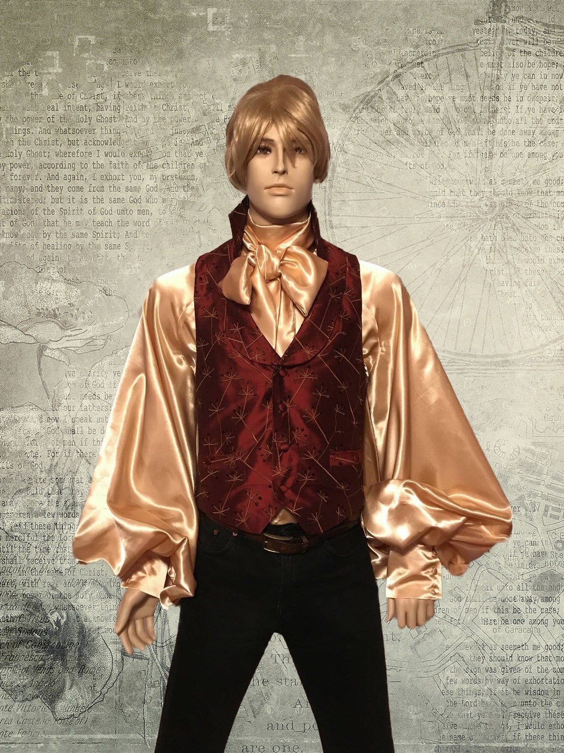 Buy Modern Fit 100 Silk Embroidered Men's Vest English Online in India