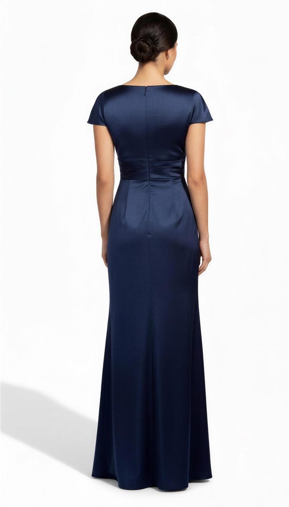 satin dress with cap sleeves Forest Green Cowl Back Maxi | Womens | Large (Available in S, M, XL) | 100% Polyester | Lulus and floor Sherri Hill - 53211 Cap