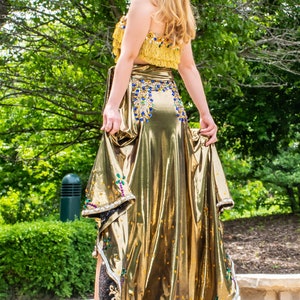 Gold Fringled Dress image 5