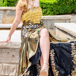 Gold Fringled Dress image 2