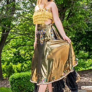 Gold Fringled Dress image 7