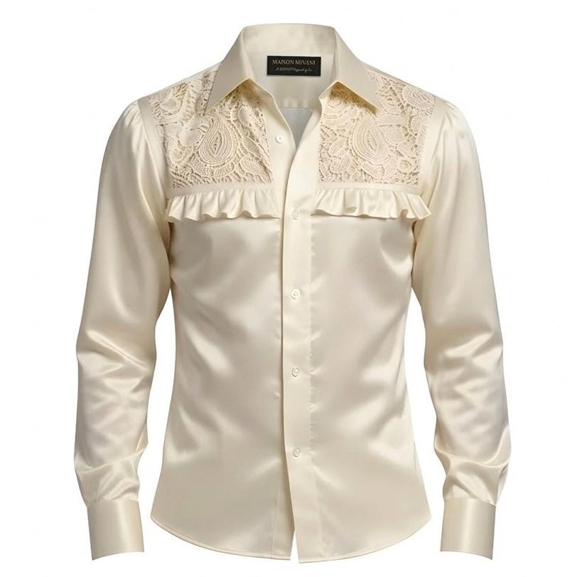 men's dress shirts Men's Navy Blue Dress Shirt main image 1