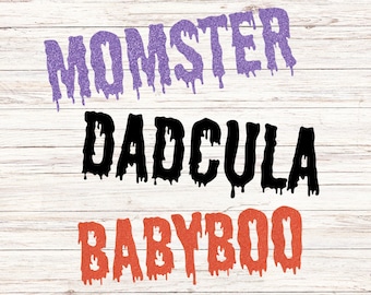 Halloween Iron-On Decal | Spooky Name Iron On | Personalized Name Decal | Name iron on Decals | Custom Iron on decal | tshirt Iron on Decal