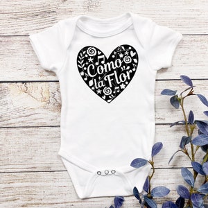 Latina Geïnspireerd Bodysuit | Spaans Onsie | Latina Onsie | Aangepaste Bodysuit | Aangepaste Baby Onsie | Cumbia Onsie