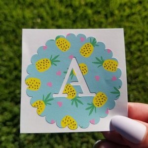 Initial Decal  | Letter Prinepple Decal | Personalized Initial Decal | Initial Sticker| | Monogram Decal | Phone Decals