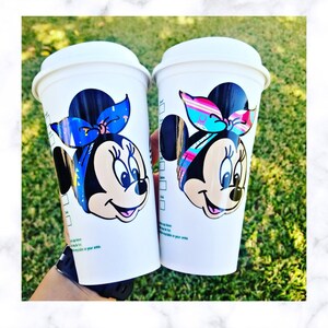 Custom Starbucks Cup | Christmas Starbucks Cup | Personalized Starbucks reusable cup  | Disney Lovers Cup