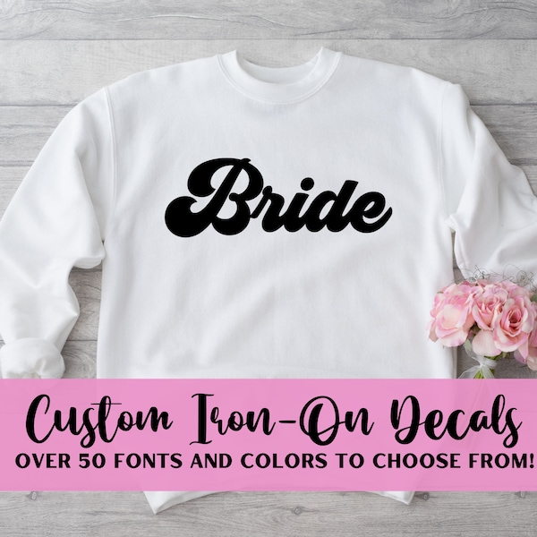 Iron on Decal - Etsy