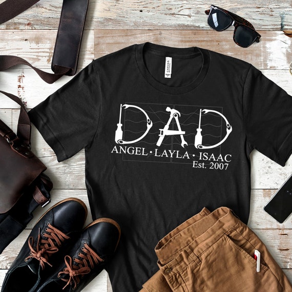 Chemise fête des pères T-shirt personnalisé pour papa -shirt
