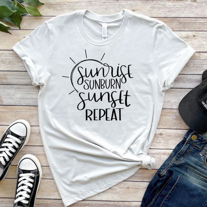 Summer Shirt Sunny T-shirt Beach Shirt 