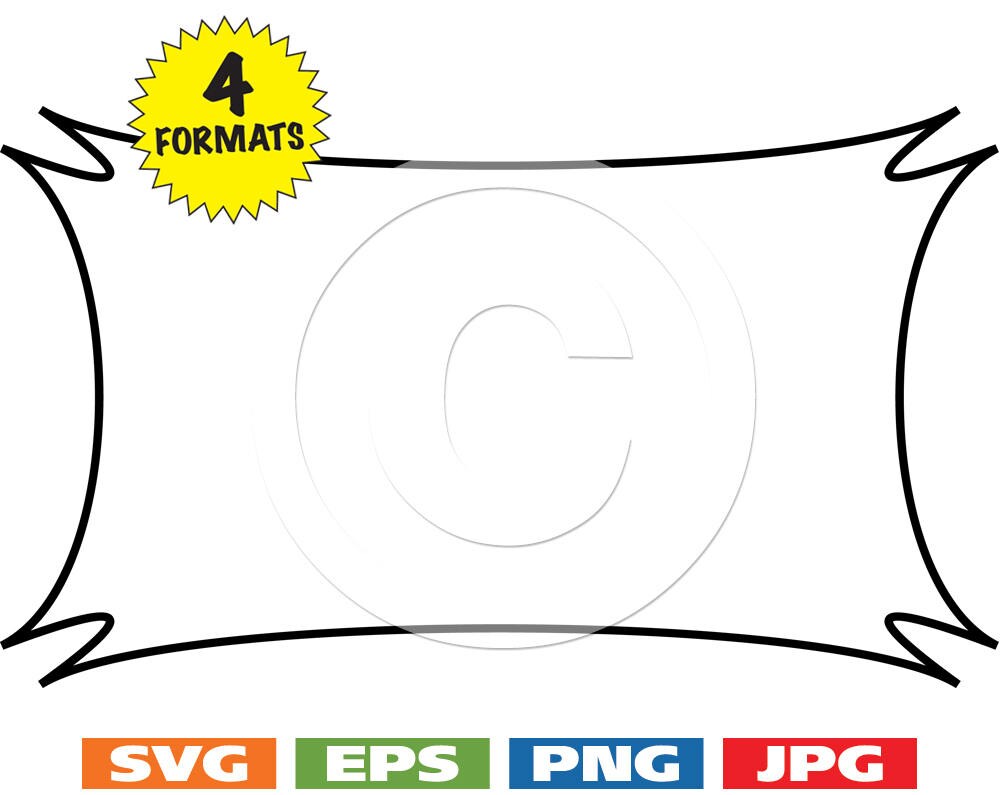 Download Decorative Rectangular Border-004 Clip Art Image svg ...