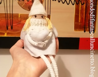 Blond crochet angel - Amigurumi - Christmas crochet - Gift -