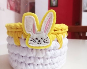 Crochet Easter Basket Egg Holder Crochet Basket - handmade - container