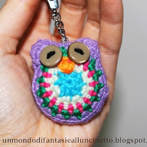 Crochet owl - amigurumi - lucky charm