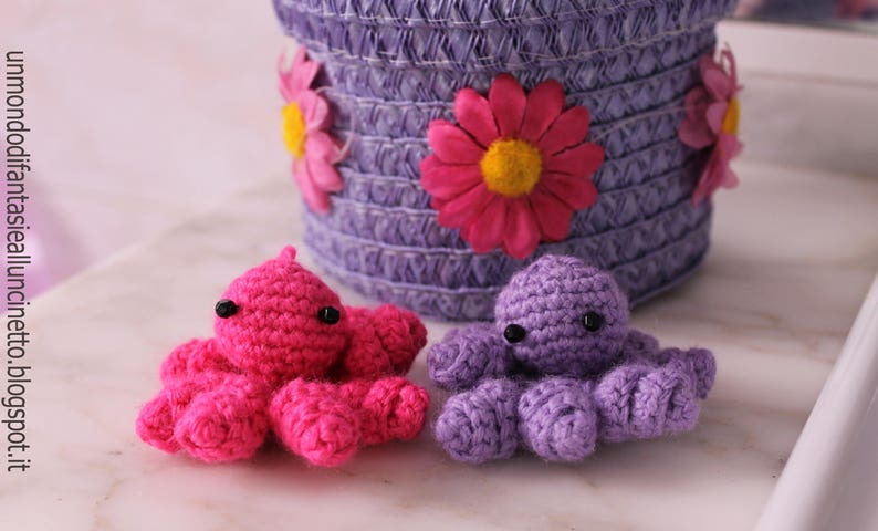 Cute octopus crocheted amigurumi image 3