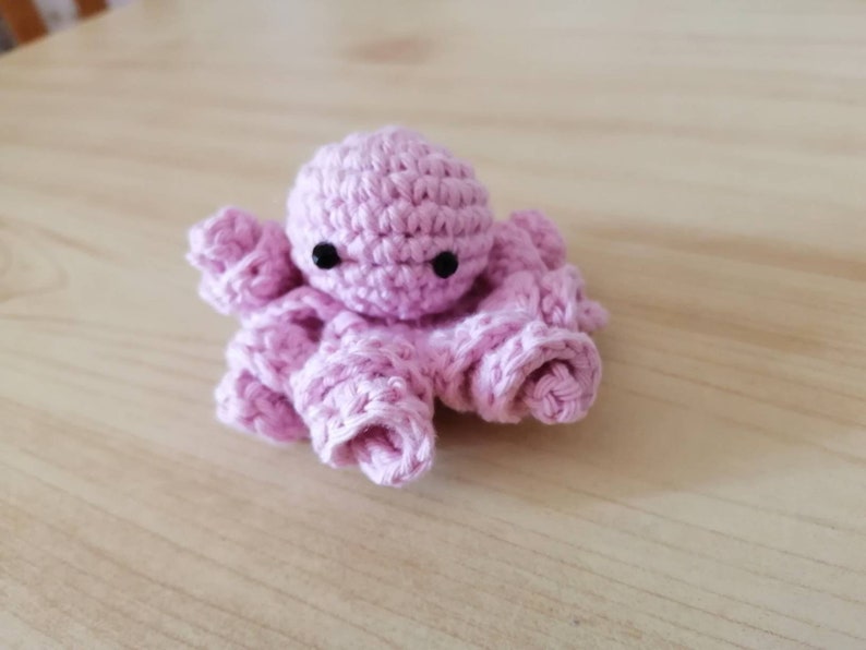 Cute octopus crocheted amigurumi image 7