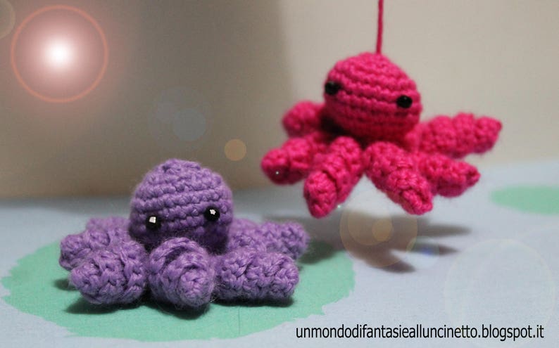 Cute octopus crocheted amigurumi image 2