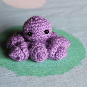 Cute octopus crocheted amigurumi image 1