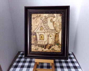 Cabin in the Woods - Framed