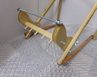 Expandable Wood Bead loom with Stand # 705