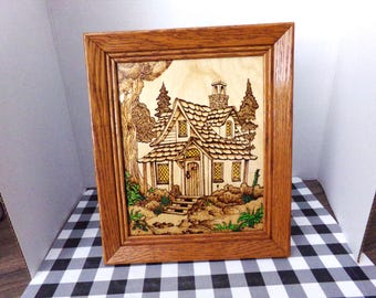 House in the Woods- Framed