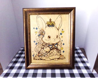 King Bunny- Framed