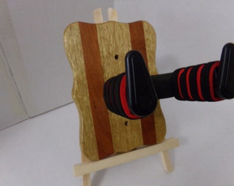 Custom Wood Locking Wall Hangers for Guitars #228